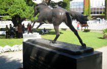 Secretariat's statue at Belmont Park